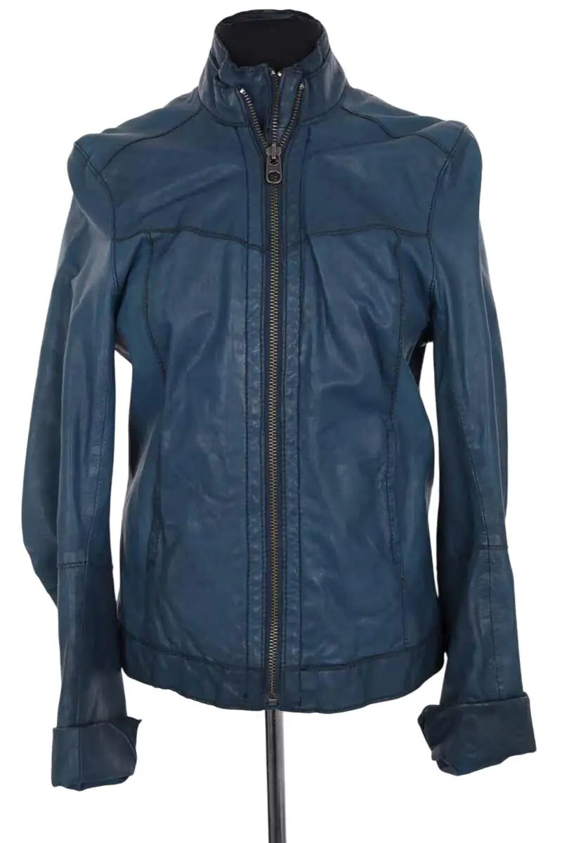 Veste Zadig & Voltaire Vert en Cuir, taille M - Seconde Main