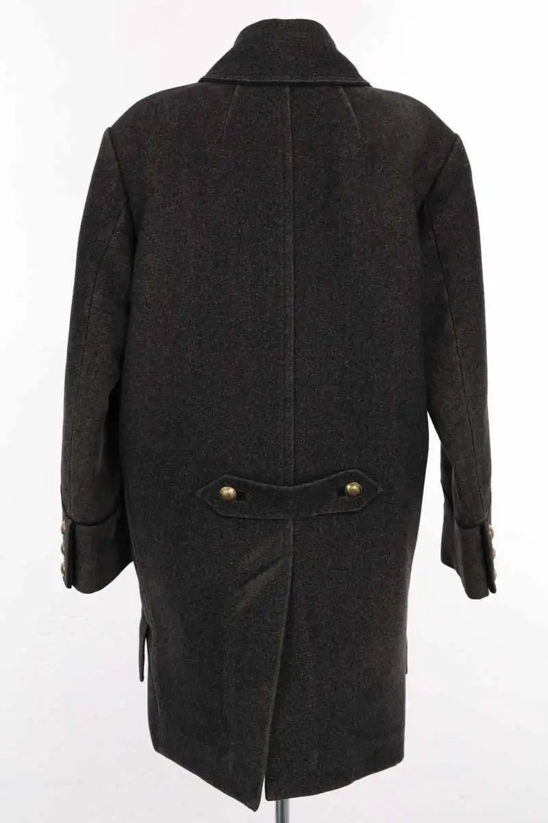Manteau Isabel Marant Anthracite en Laine