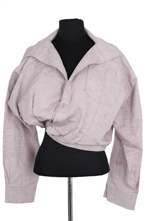 Top Jacquemus Rose en Coton, taille S - Seconde Main