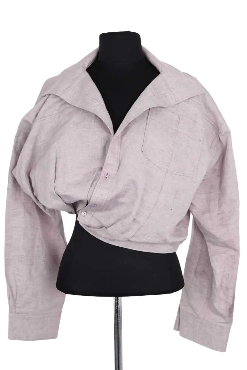 Top Jacquemus Rose en Coton, taille S - Seconde Main