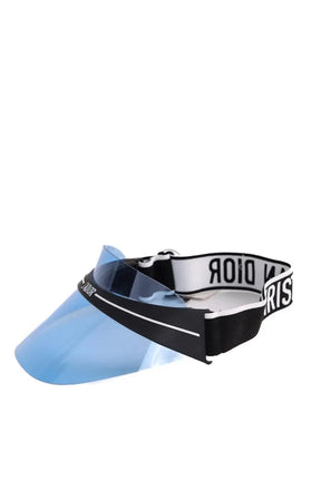 Visière Dior Bleu en Synthétique