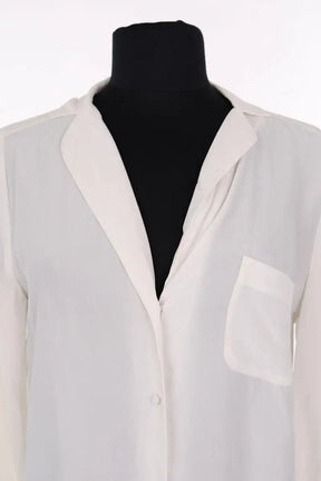 Blouse Sézane Ecru en Soie