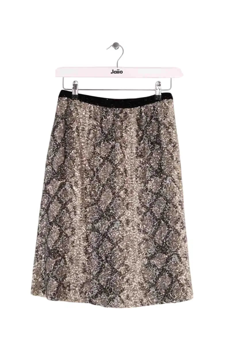 Jupe Manoush Argent en Paillettes, taille S - Seconde Main