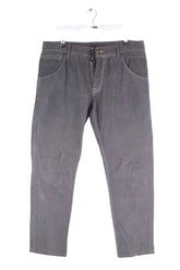 Pantalon droit Fendi Gris en Coton, taille M - Seconde Main
