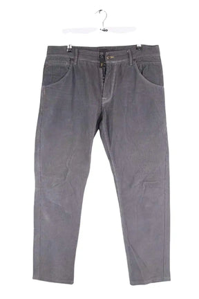 Pantalon droit Fendi Gris en Coton, taille M - Seconde Main