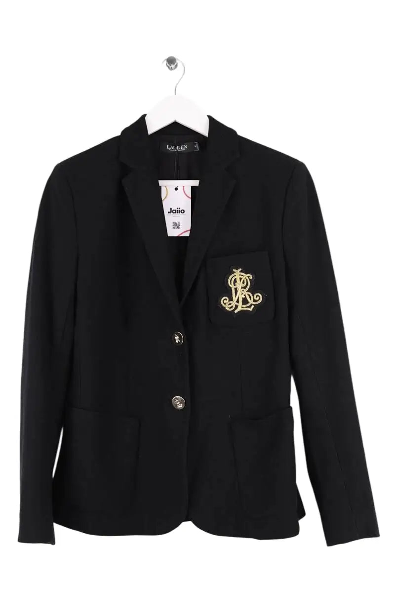 Blazer Ralph Lauren Noir en Synthétique, taille M - Seconde Main
