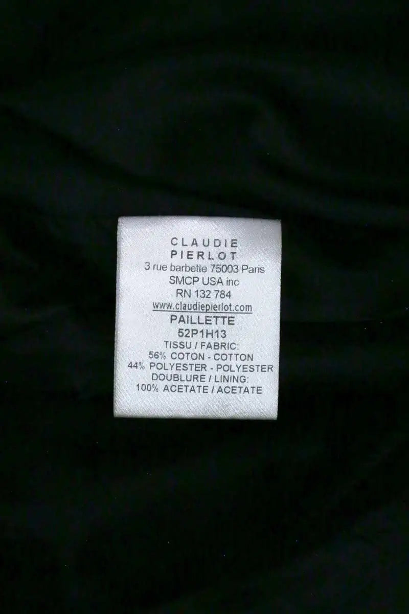 Pantalon Claudie Pierlot Argent en Coton