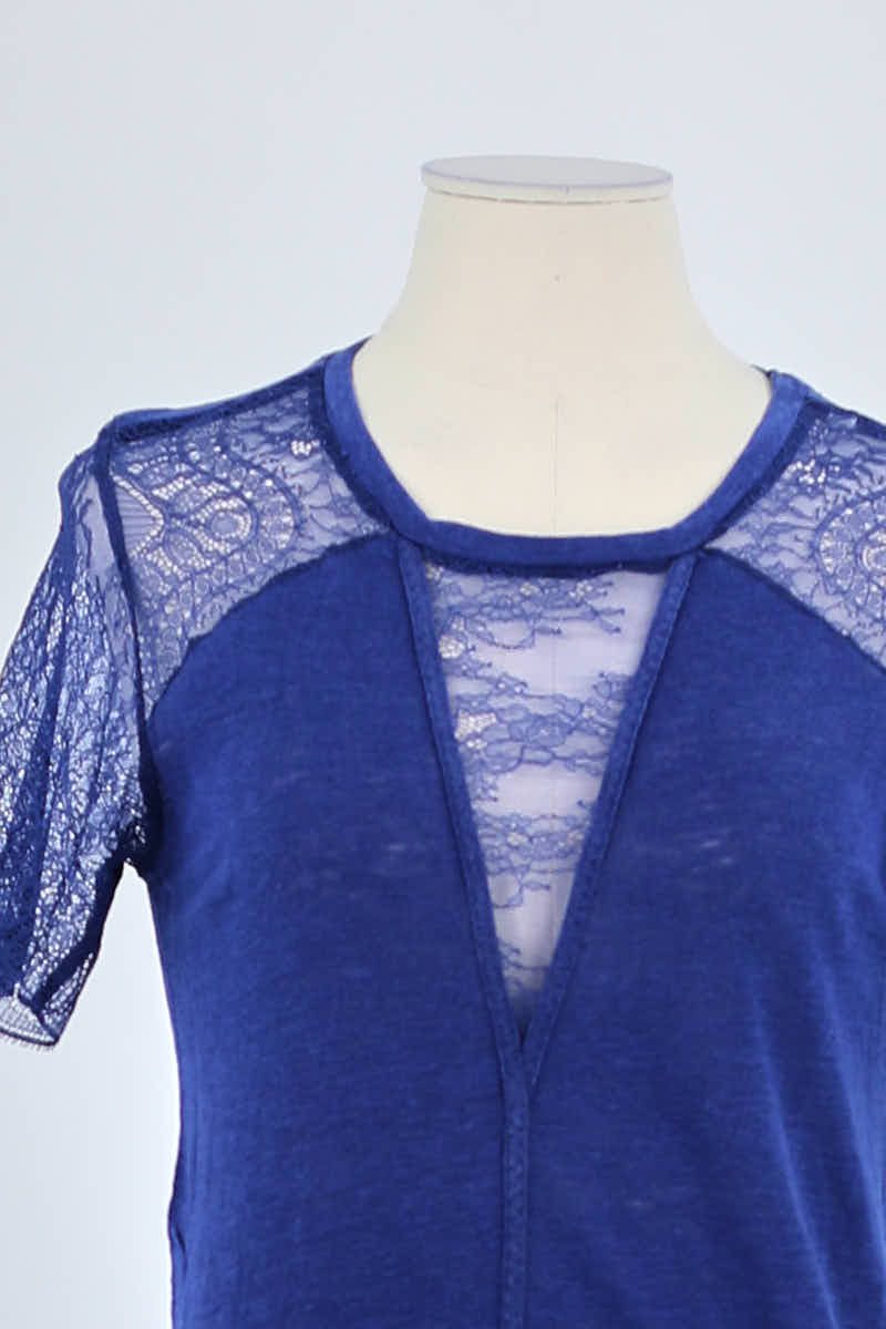 T-shirt Sandro  Bleu