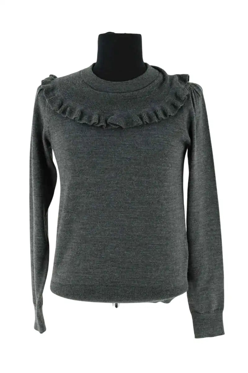 Pull Chloé Gris en Synthétique, taille S - Seconde Main