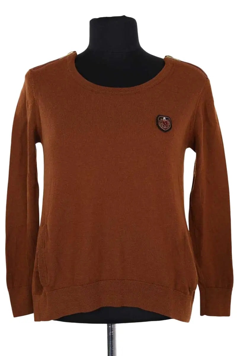 Pull The Kooples Marron en Laine, taille S - Seconde Main