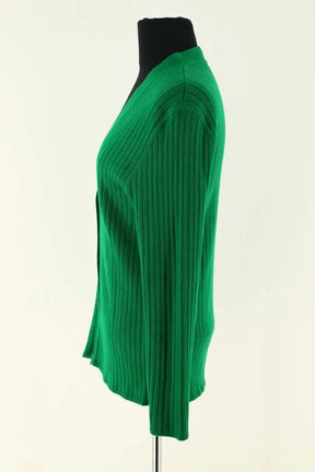 Cardigan Make My Lemonade Vert en Laine