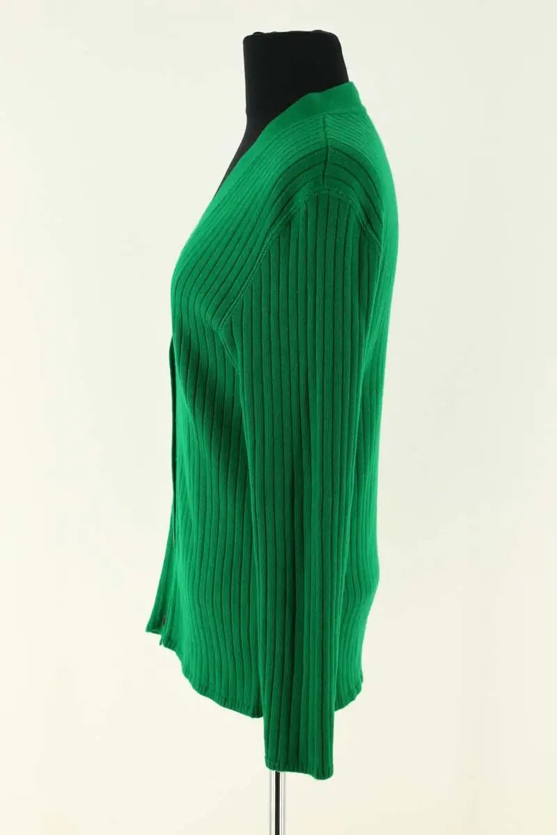 Cardigan Make My Lemonade Vert en Laine