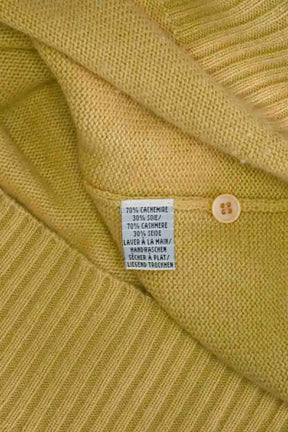 Cardigan Eric Bompard Jaune en Cachemire