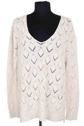 Pull Bonpoint Blanc en Laine, taille L - Seconde Main