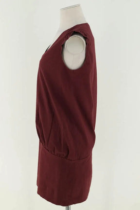 Robe Ba&Sh Bordeaux en Soie