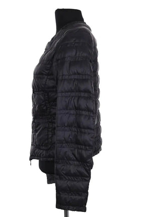 Doudoune Moncler Noir en Fourrure