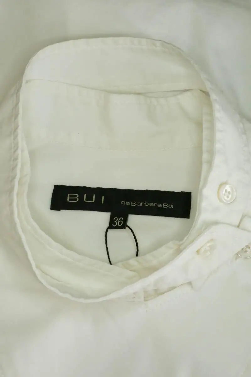 Chemise Barbara Bui Blanc en Coton