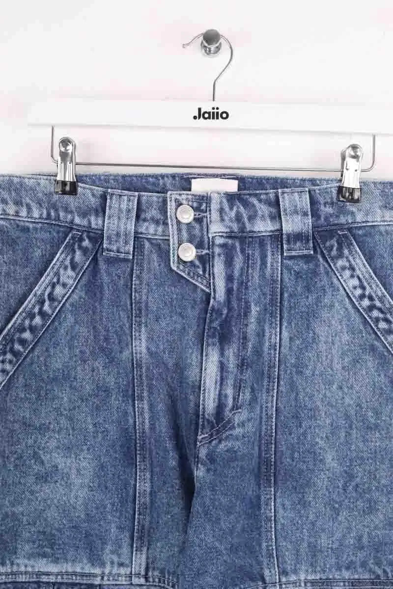 Jean large Isabel Marant Bleu en Coton