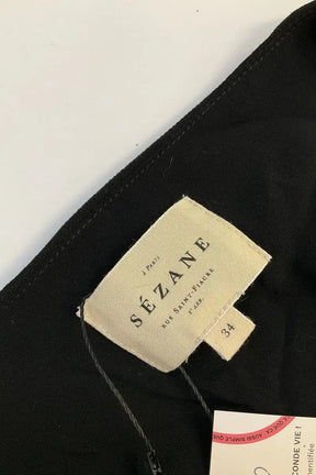 Robe Sézane Noir en Viscose