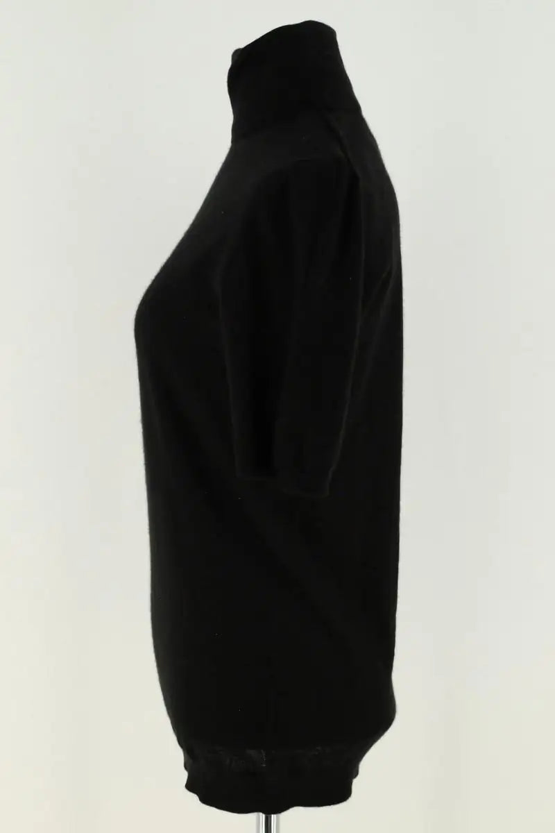 Top Falconeri Noir en Cachemire
