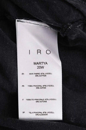 T-shirt Iro Anthracite en Synthétique