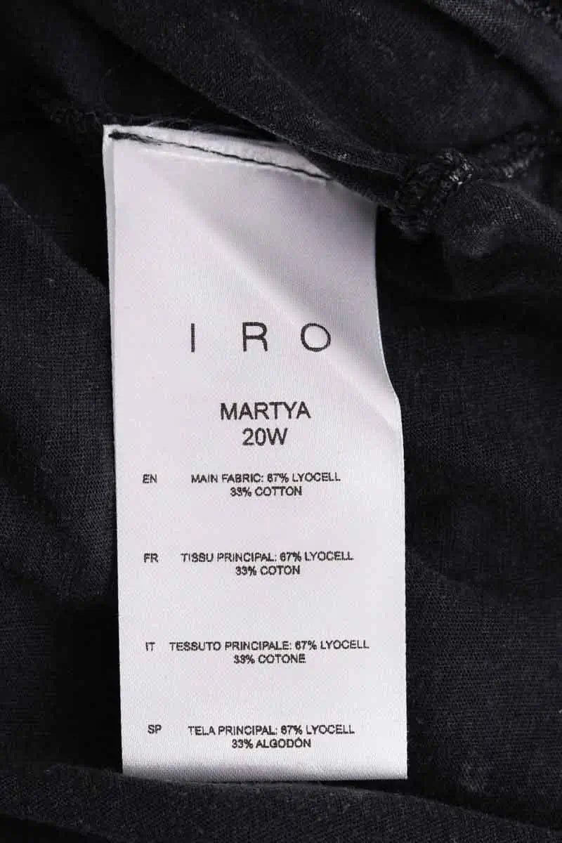 T-shirt Iro Anthracite en Synthétique