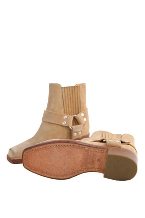 Boots RE/DONE Beige en Daim