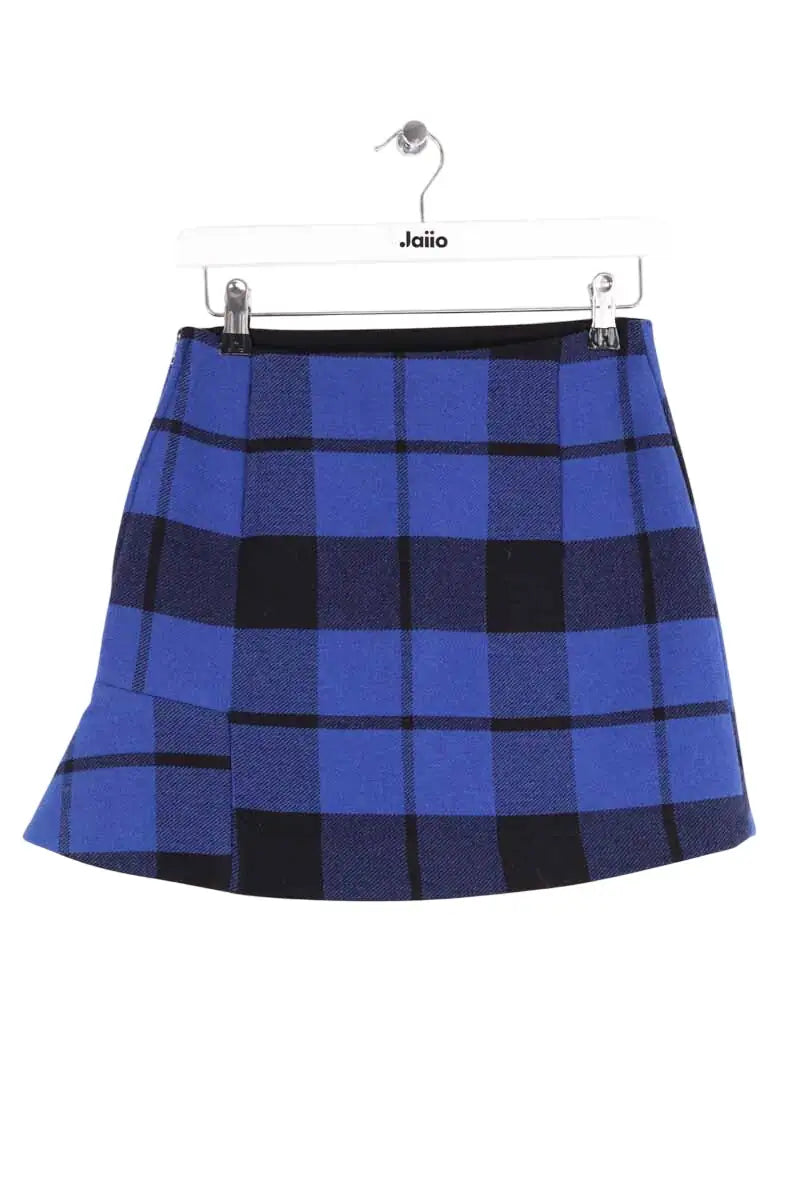 Jupe Sandro Bleu en Laine, taille S - Seconde Main