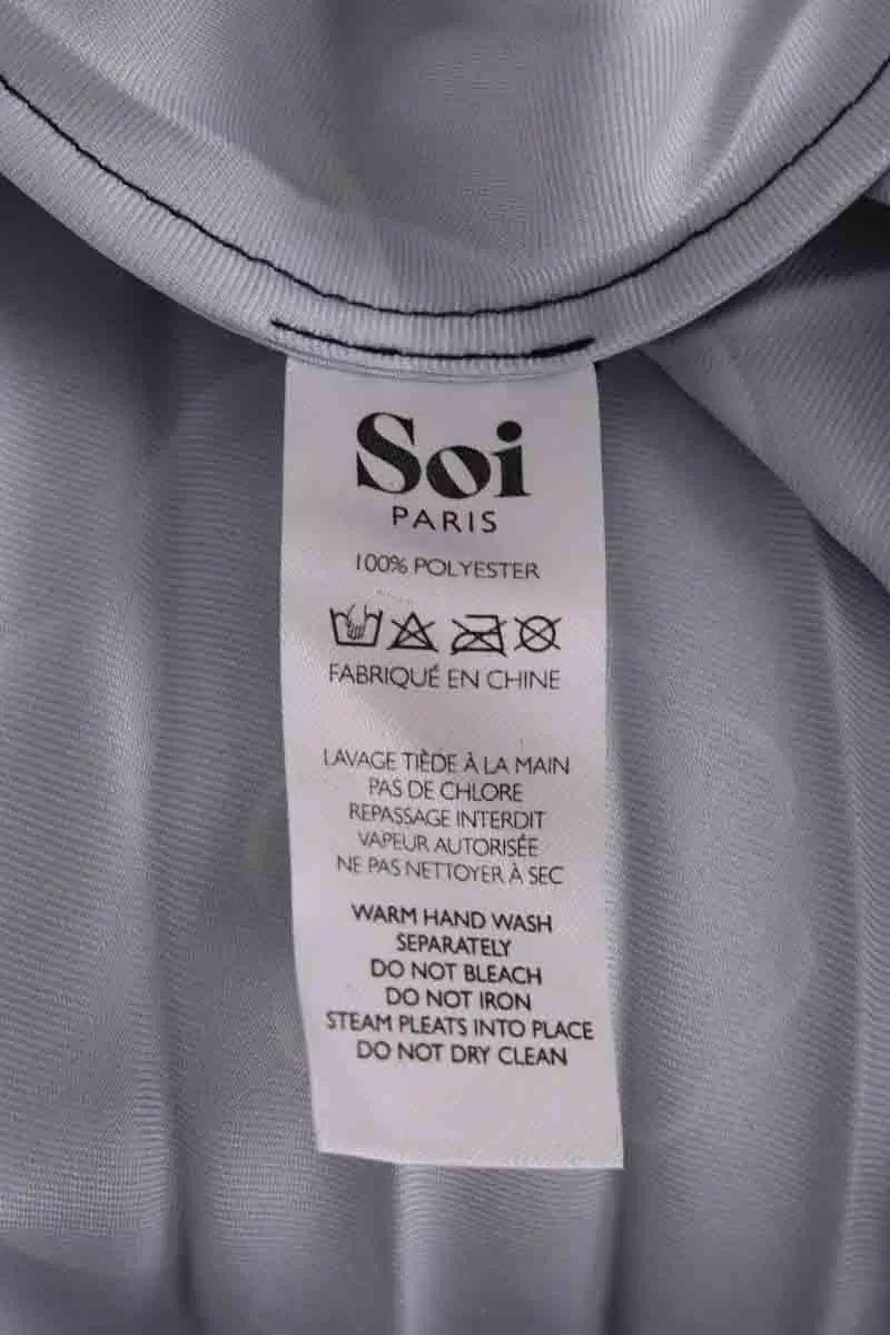 Jupe Soi Bleu en Synthétique