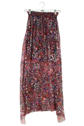 Jupe Maje Rose en Synthétique, taille S - Seconde Main
