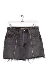 Mini jupe Levi's Gris en Coton, taille XS - Seconde Main
