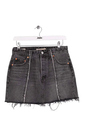 Mini jupe Levi's Gris en Coton, taille XS - Seconde Main