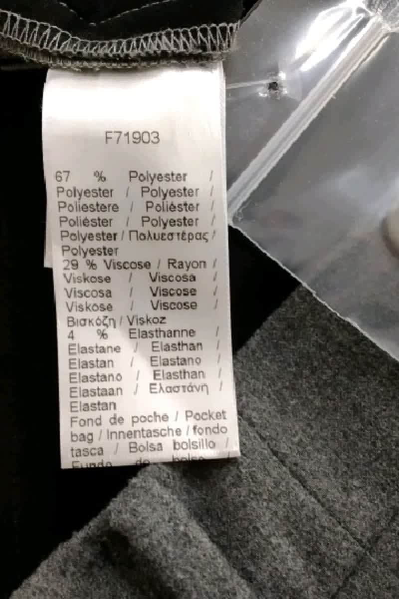 Pantalon large Lacoste  Gris