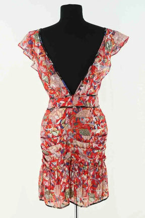Robe Ba&Sh Rouge en Soie