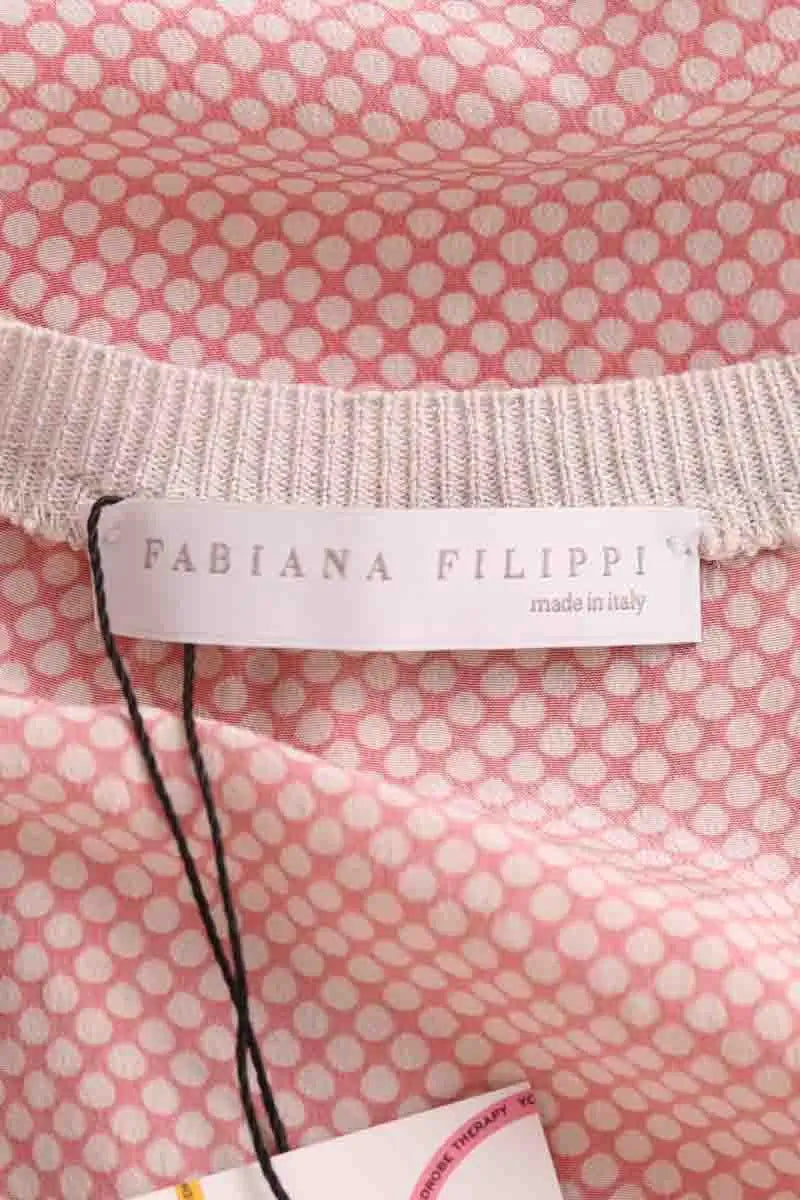 Top Fabiana Filippi Rose en Soie