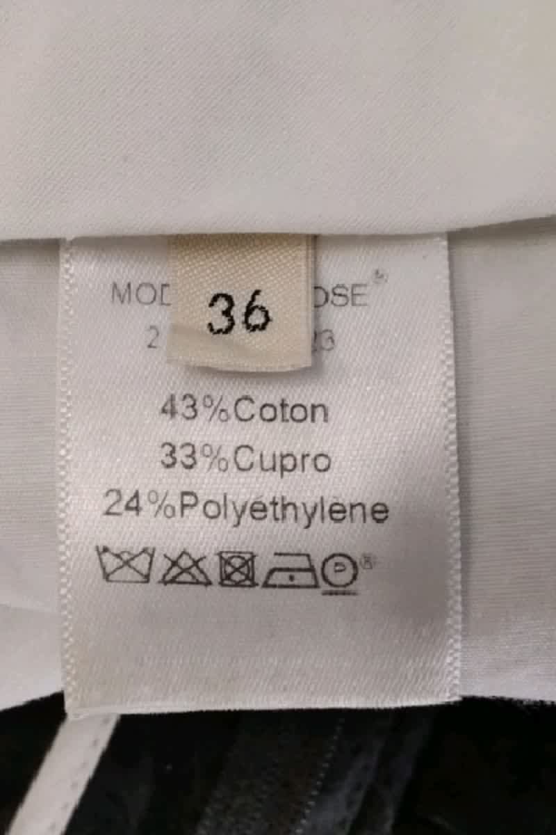 Pantalon droit Celine  Noir
