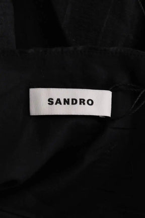 Jupe Sandro Noir en Lin