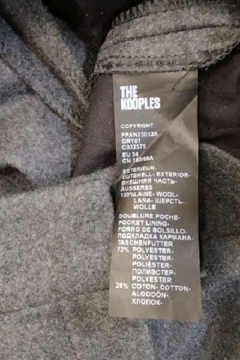 Pantalon slim The Kooples  Gris