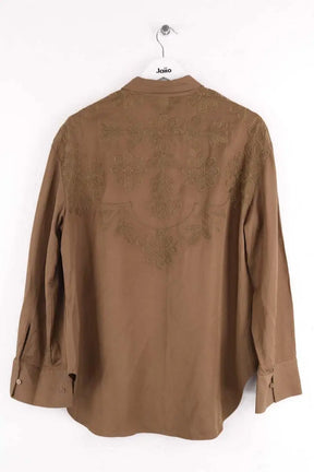 Chemise Tommy Hilfiger Marron en Viscose