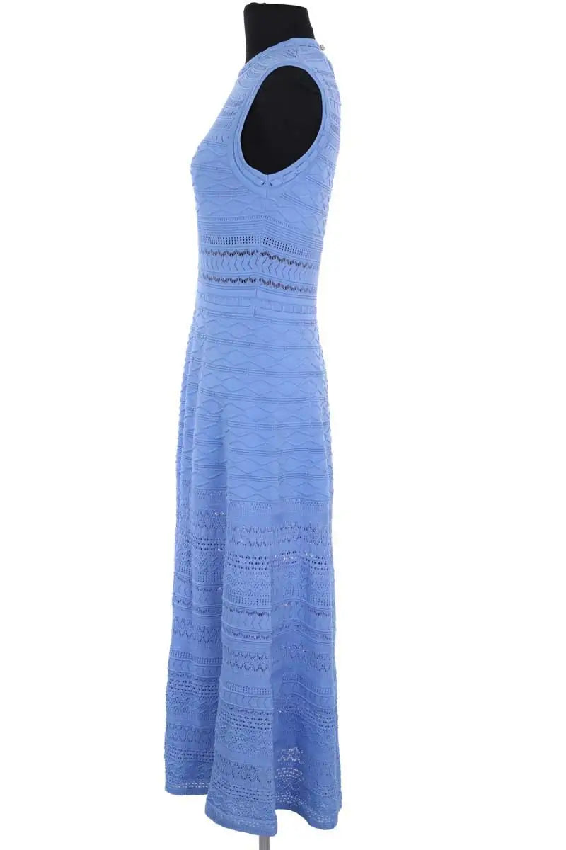 Robe Maje Bleu en Viscose