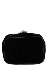 Sac banane Sandro Noir en Velours - Seconde Main