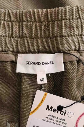 Pantalon Gerard Darel Kaki en Coton