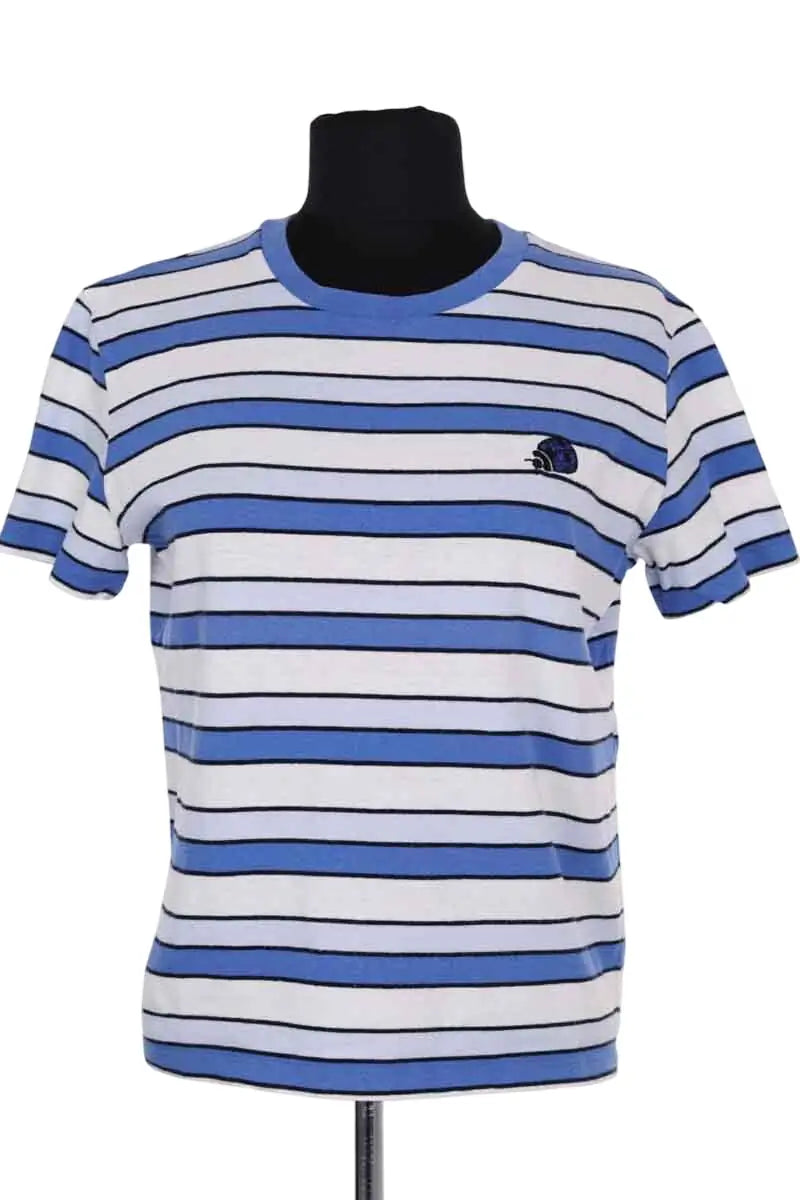 T-shirt Tara Jarmon Bleu en Coton, taille S - Seconde Main