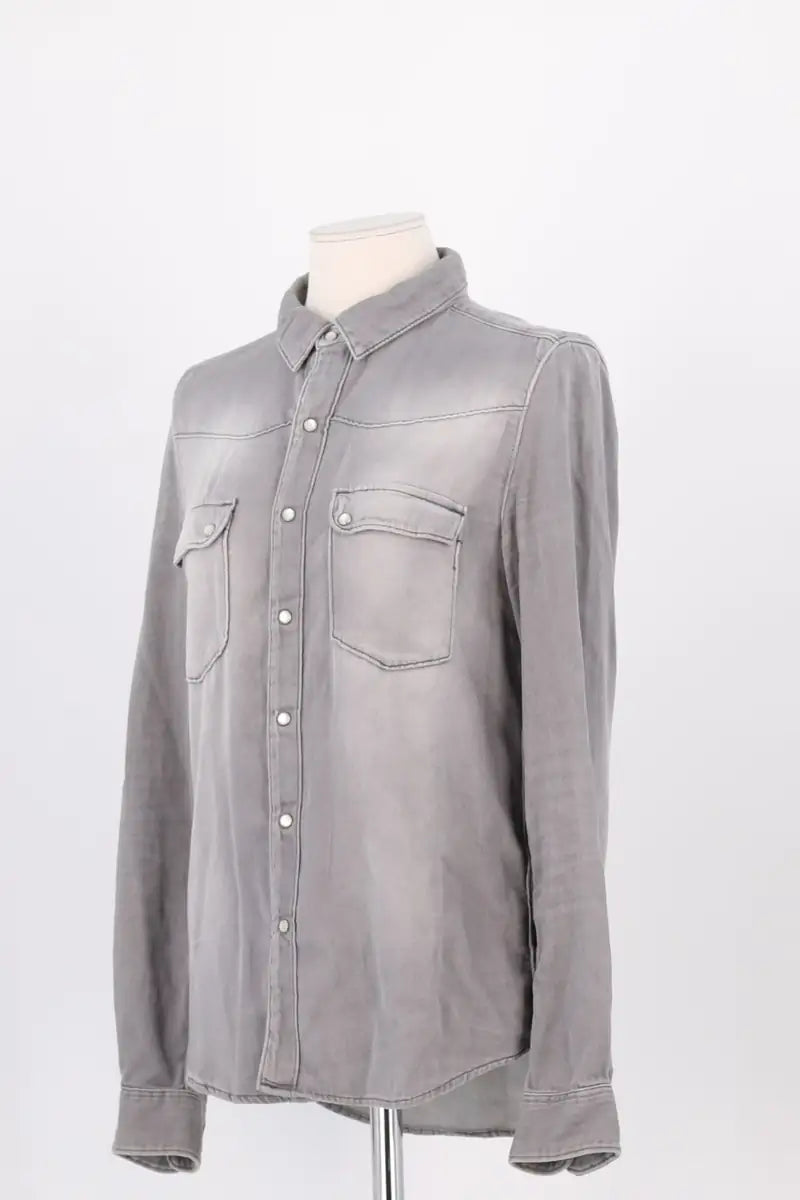 Chemise Ba&Sh Gris en Coton