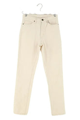 Jean slim American Vintage Beige en Coton, taille XS - Seconde Main