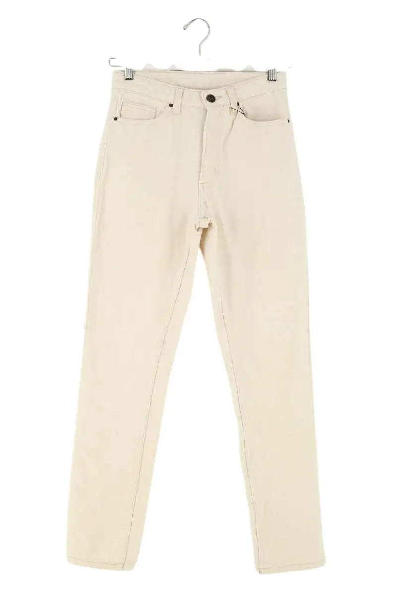 Jean slim American Vintage Beige en Coton, taille XS - Seconde Main