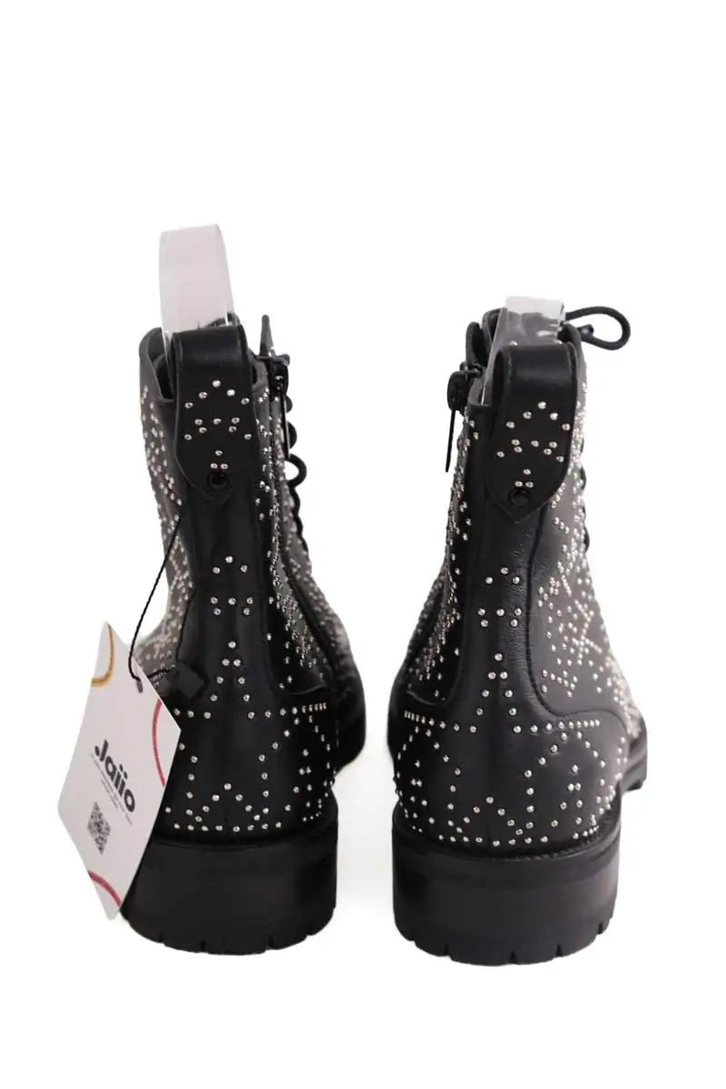 Boots à lacets Jimmy Choo Noir en Cuir