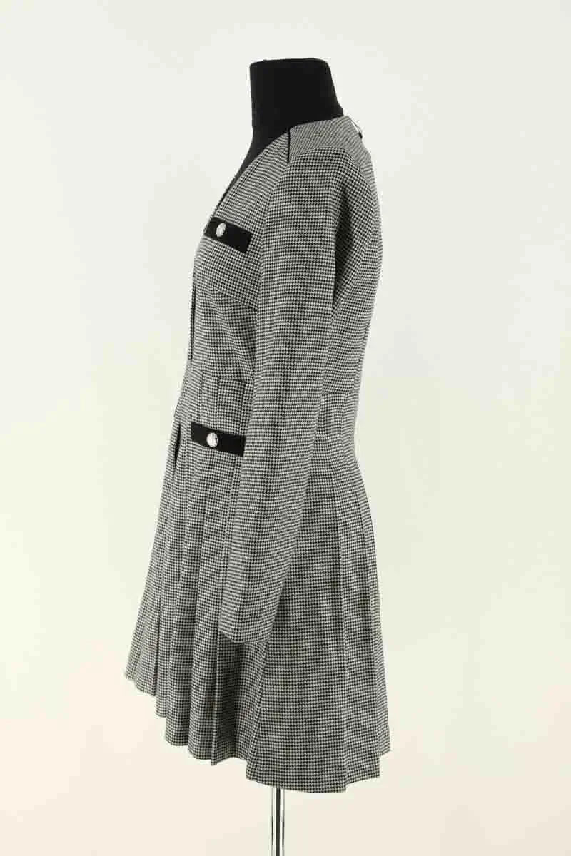 Robe Maje Blanc en Synthétique