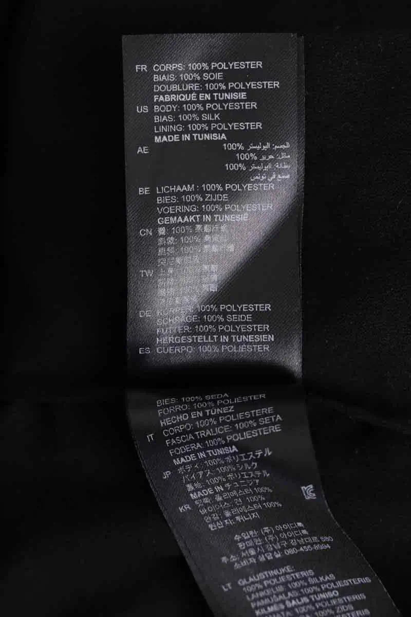 Robe Sandro Noir en Synthétique