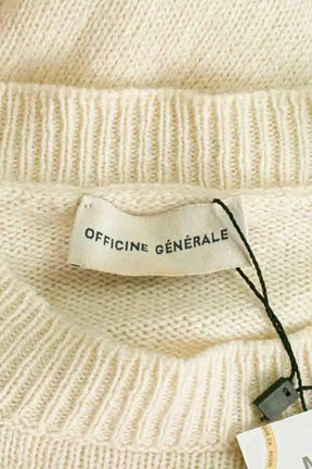 Pull Officine Générale Ecru en Cachemire